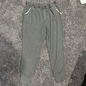 Secret Treasures Gray Ribbed Joggers